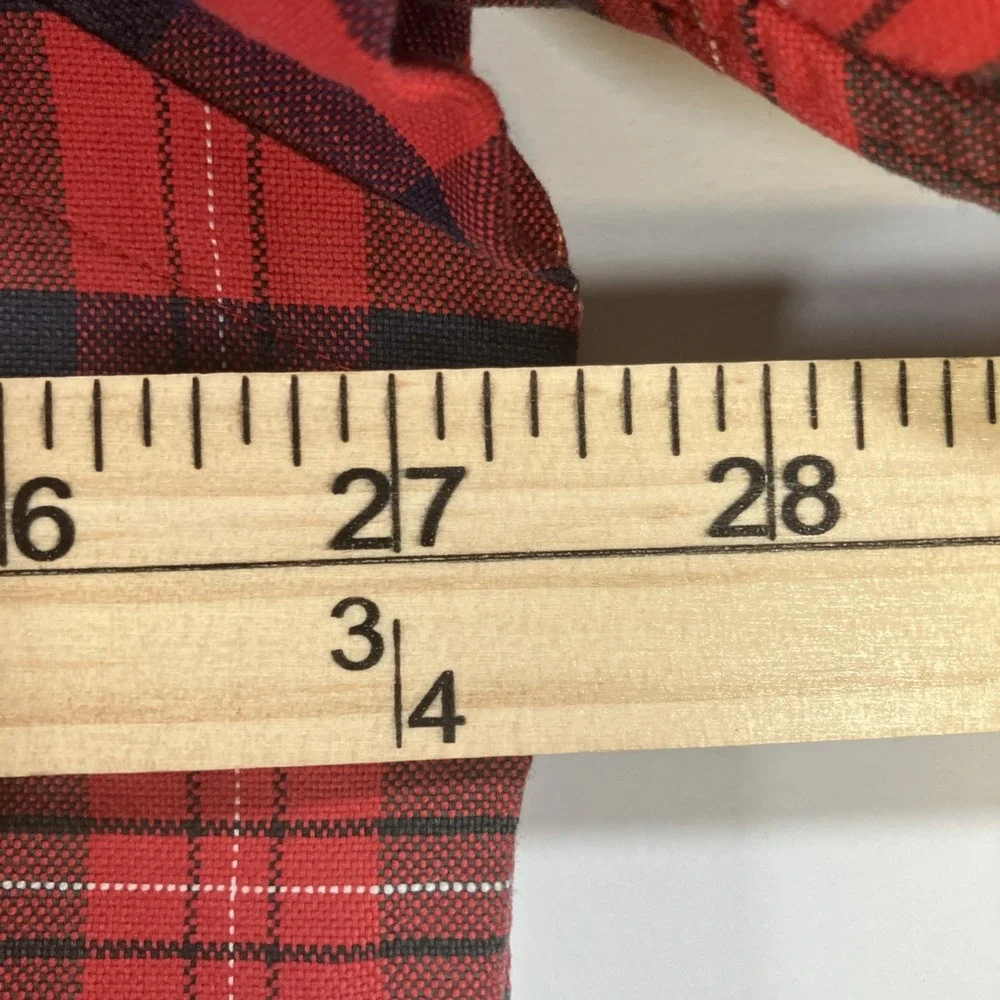 Polo Ralph Lauren Mens Large Plaid Long Sleeve Button Down THE BIG SHIRT Tartan